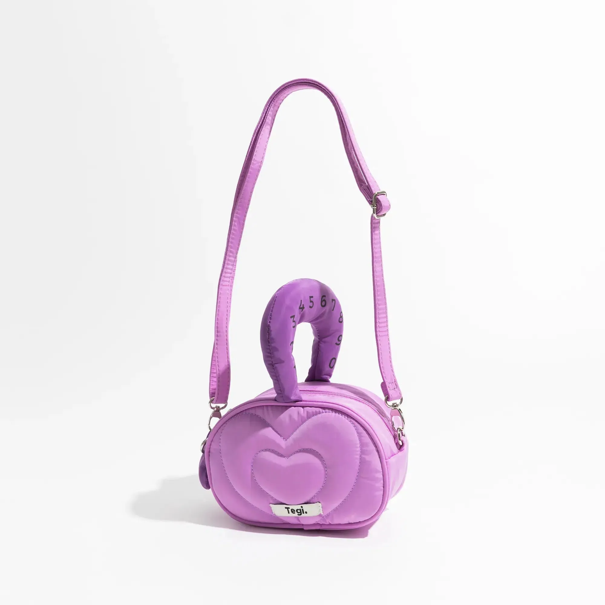 Weirdcore Heart Puffer Handbag