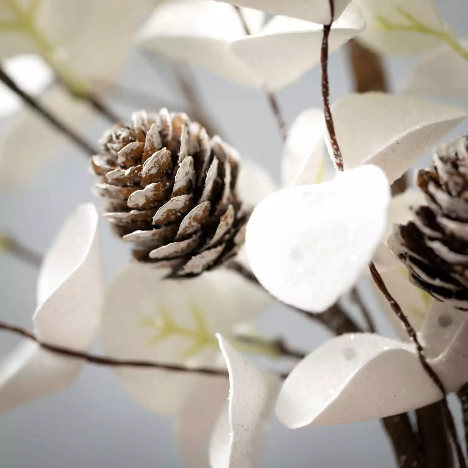 White Eucalyptus Pinecone Ring