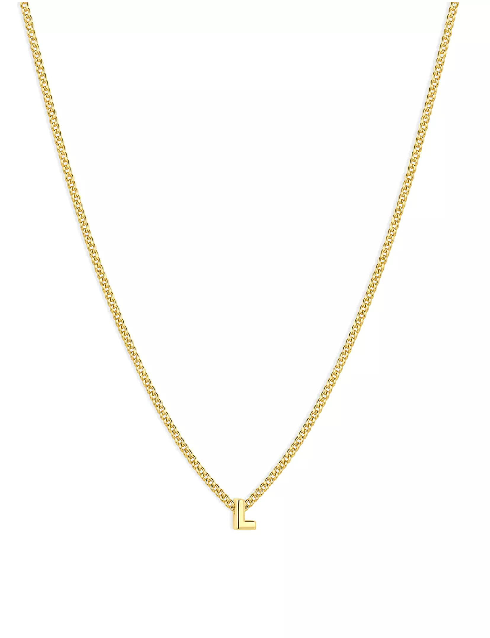 Wilder Mini Alphabet Necklace, Gold Plated