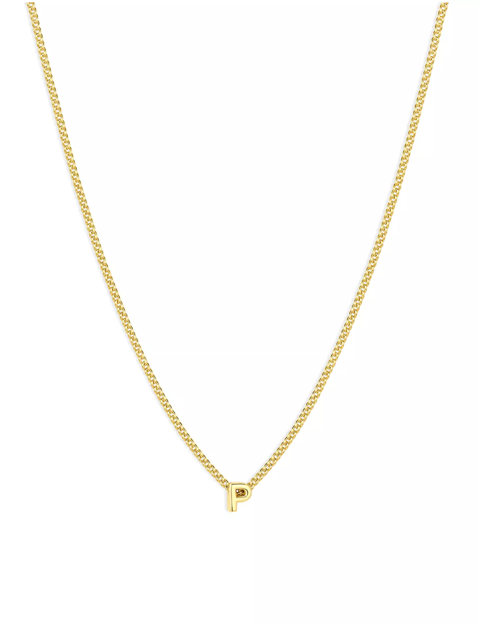 Wilder Mini Alphabet Necklace, Gold Plated