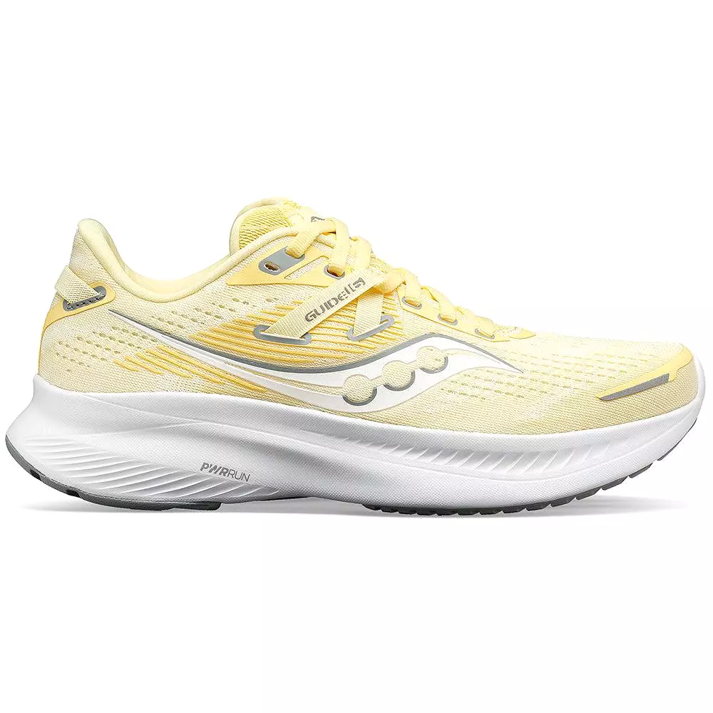 Women's Saucony Guide 16, Glow/White, 7.5 B Medium